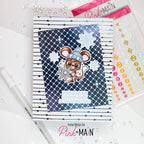 Pink and Main November Mouse Clear Stamps pm0832 stripes