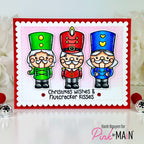 Pink and Main Nutcracker Kisses Clear Stamps pm0822 mustache