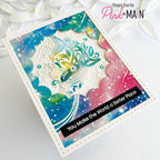 Pink and Main Oceans Of Love Foilable Sheets pmf328 whale