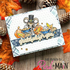 Pink and Main October Mouse Clear Stamps pm0828 grateful