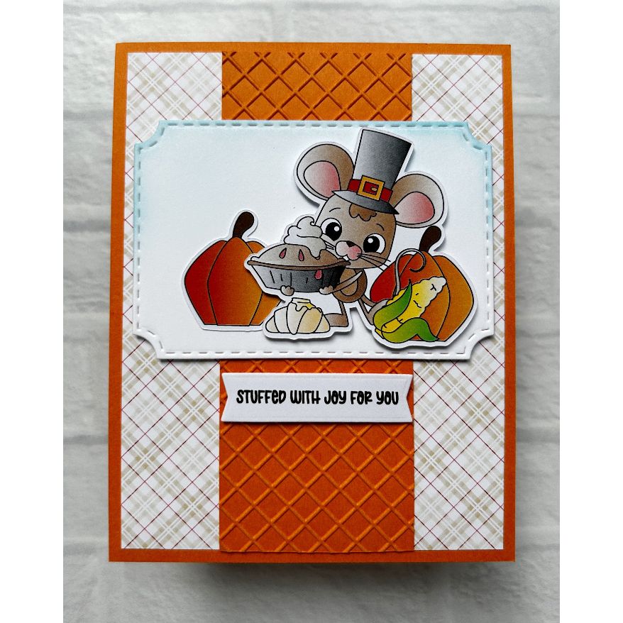 Pink and Main October Mouse Dies pnm798 pumpkins