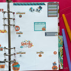 Pink and Main October Rub-ons pmr002 pumpkins