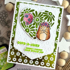 Pink and Main Oh Capy Day Clear Stamps pm0851 flower crown