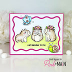 Pink and Main Oh Capy Day Clear Stamps pm0851 little snail