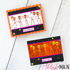 Pink and Main Ombre 1 Foilables Panels pmf112 skeletons