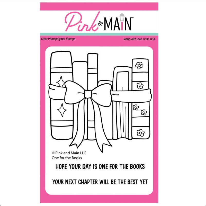 Pink and Main One For The Books Clear Stamps pm0870