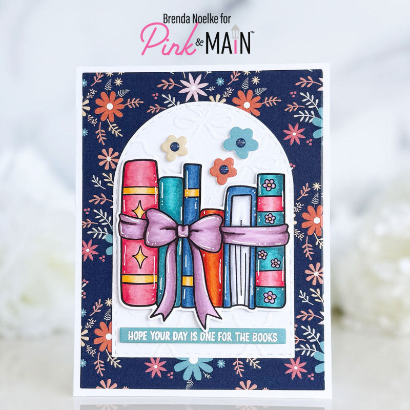 Pink and Main One For The Books Clear Stamps pm0870 flowers
