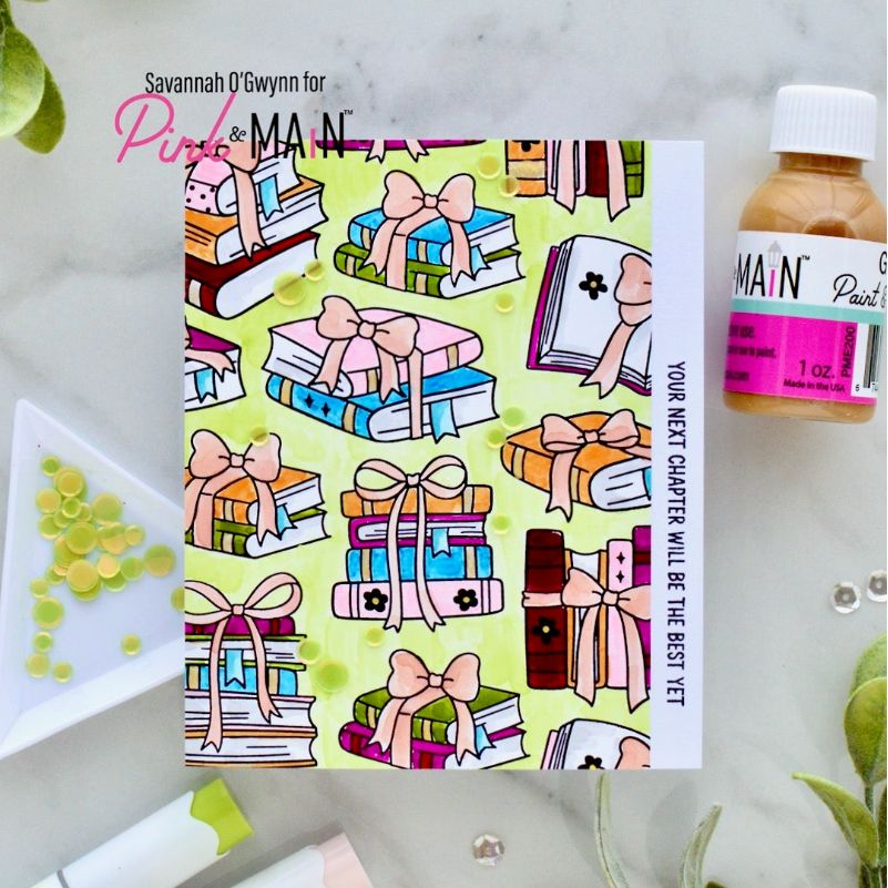 Pink and Main One For The Books Dies pnm859 pink bows