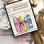 Pink and Main One For The Books Dies pnm859 rainbow books