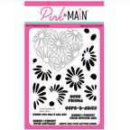 Pink and Main Oops A Daisy Clear Stamp and Die Set image 1