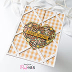 Pink and Main Oops A Daisy Clear Stamps pm0853 plaid