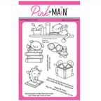 Pink and Main Page Turner Clear Stamps pm0867