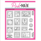 Pink and Main Paradise Postage Stamps and Postage Stamp Dies Set product image 1