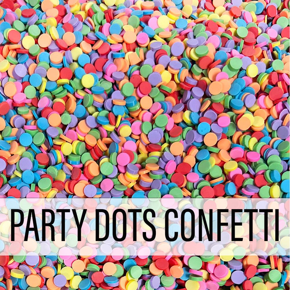 Pink and Main Party Dots Confetti pme185
