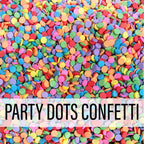 Pink and Main Party Dots Confetti pme185
