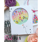 Pink and Main Party Dots Confetti pme185 balloon