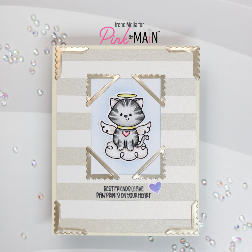 Pink and Main Pet Angels Clear Stamps pm0834 cat