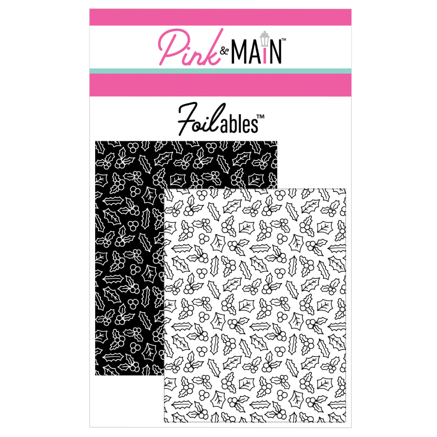 Pink and Main Petite Holly Foilables Panels pmf360