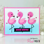 Pink and Main Pink Party Embossing Powder pme192 summer greetings