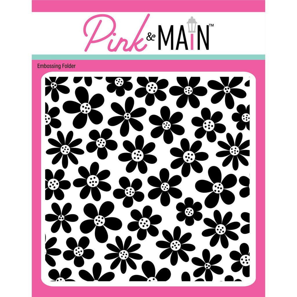 Pink and Main Pocket Full of Posies Embossing Folder pmt092