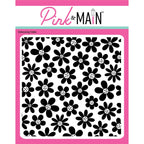 Pink and Main Pocket Full of Posies Embossing Folder pmt092