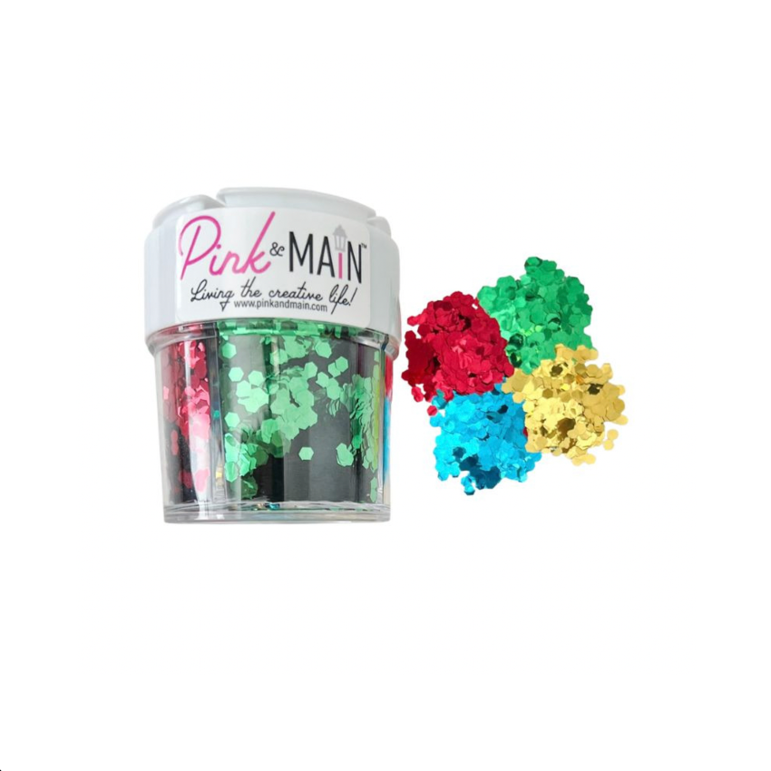 Pink and Main Primary Shaker Glitter pme205