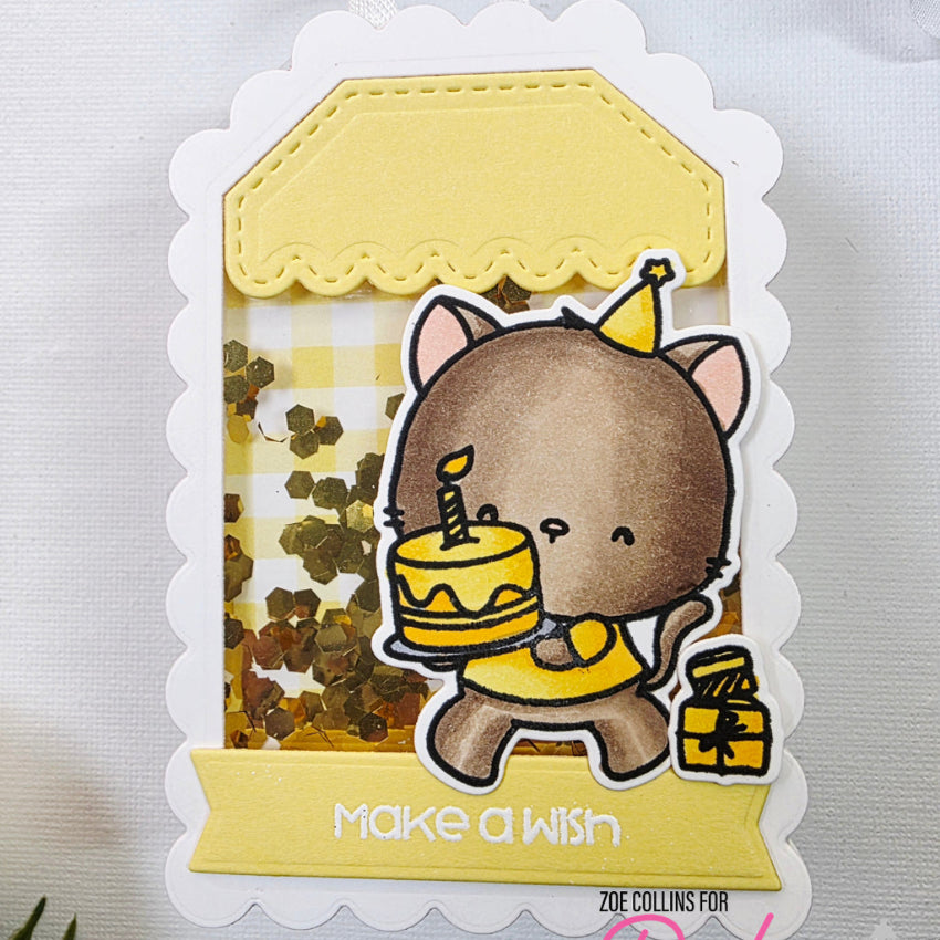 Pink and Main Primary Shaker Glitter pme205 make a wish