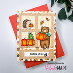 Pink and Main Pumpkin Patch Cuties Clear Stamp and Die Set