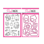 Pink and Main Pumpkin Spice Cuties Clear Stamp and Die Set