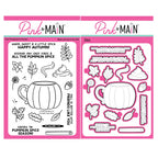 Pink and Main Pumpkin Spice Mug Clear Stamp and Die Set