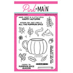 Pink and Main Pumpkin Spice Mug Clear Stamps pm0897
