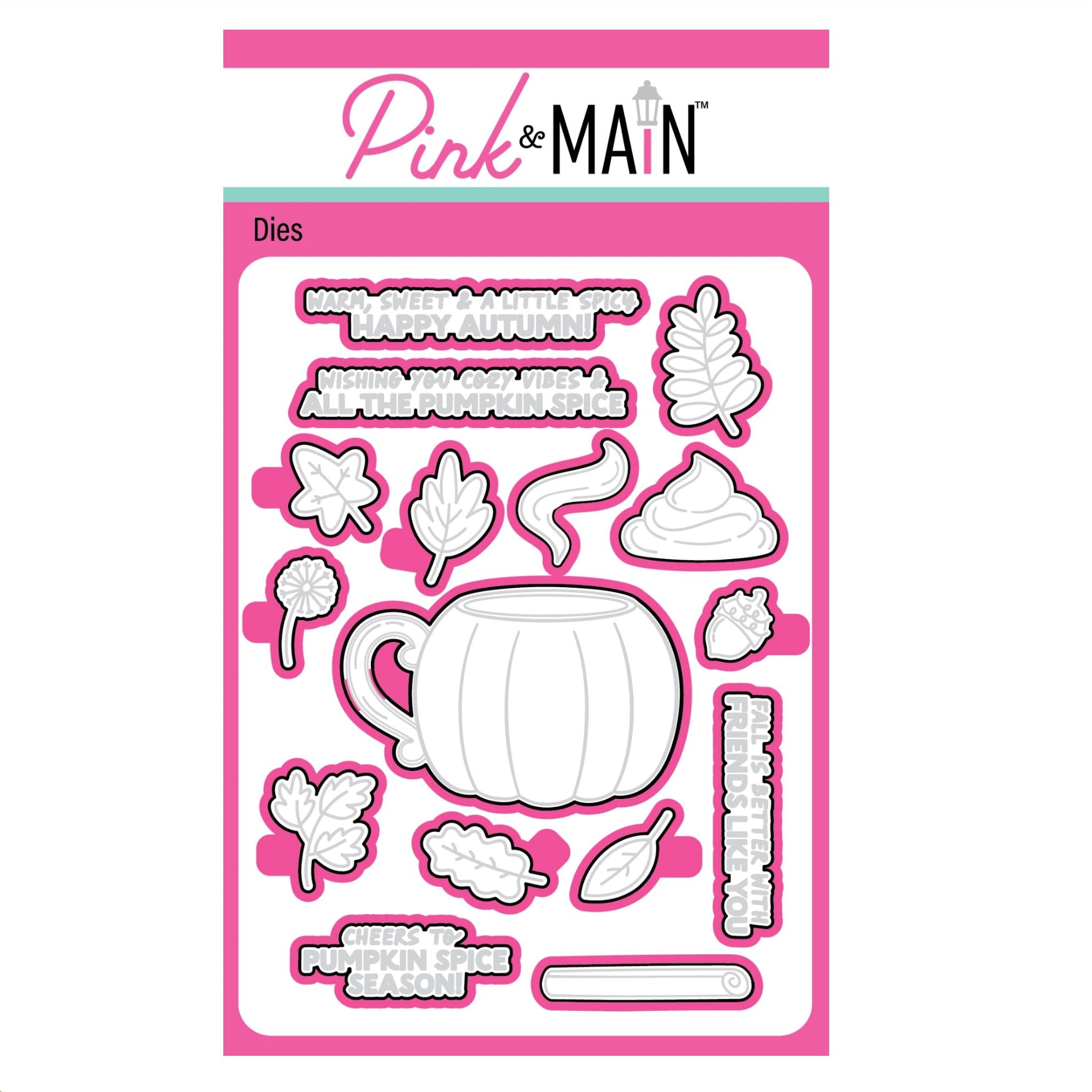Pink and Main Pumpkin Spice Mug Dies pnm897
