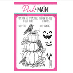 Pink and Main Pumpkins and Crows Clear Stamps pm0898