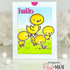 Pink and Main Quack Me Up Clear Stamps pm0874 hello