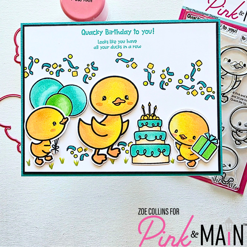 Pink and Main Quack Me Up Dies pnm866 birthday