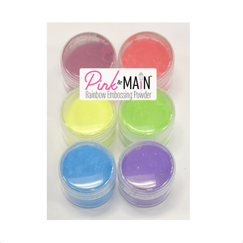 Pink and Main Rainbow Embossing Powder Sample Pack pme198