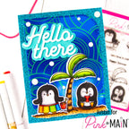 Pink and Main Rainbow Toner Sheets pmf066 penguins