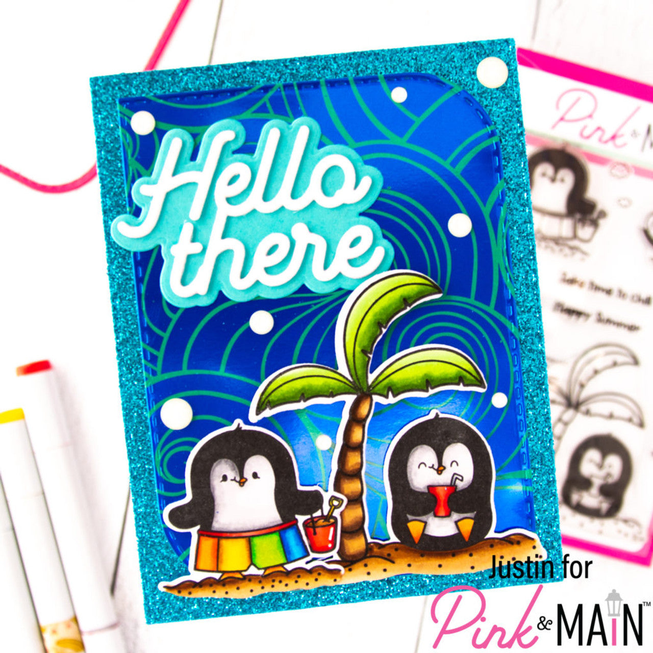 Pink and Main Rainbow Toner Sheets pmf066 penguins