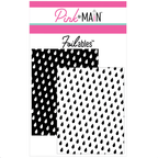 Pink and Main Raindrops Foilables Panels pmf392