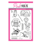 Pink and Main Retirement Fun Clear Stamps pm0833
