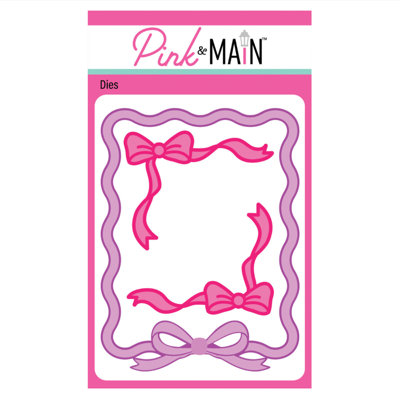Pink and Main Ribbons and Bows Frames Dies pnm862