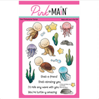 Pink and Main Ride Any Wave Clear Stamps pm0883