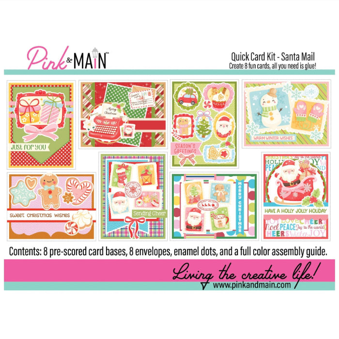 Pink and Main Santa Mail Quick Card Kit  pmp211