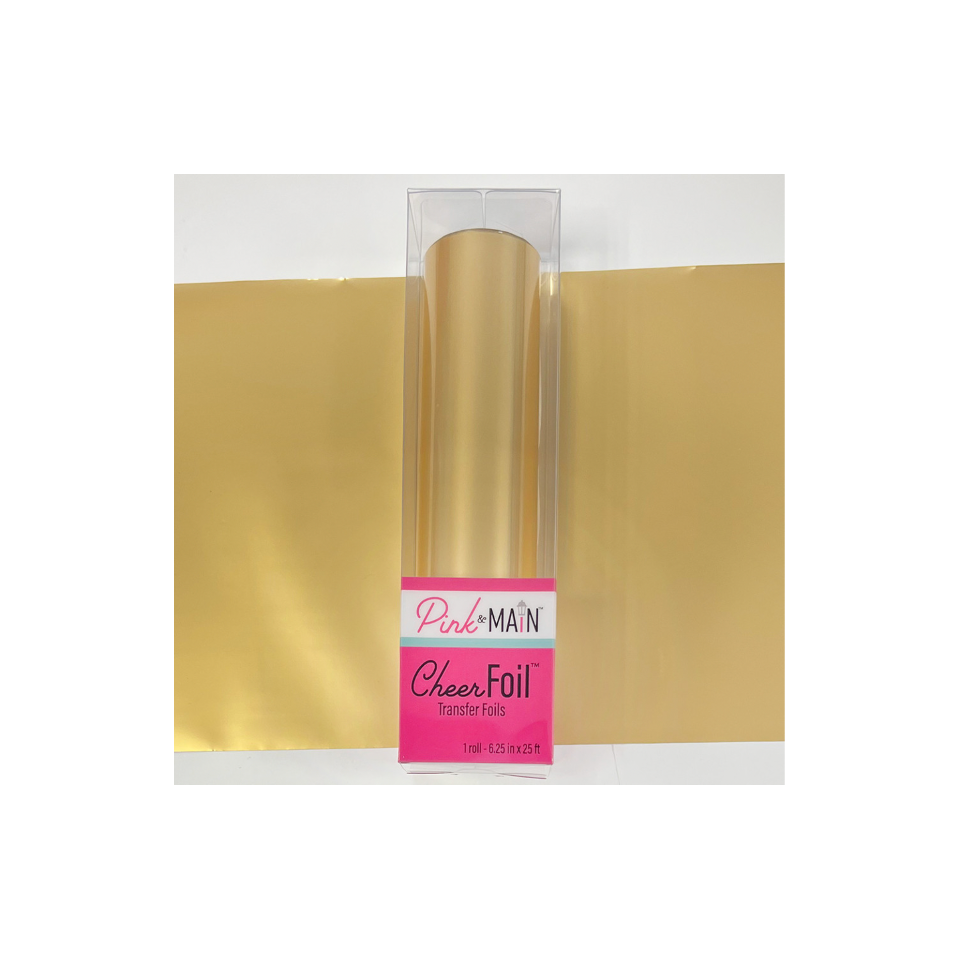 Pink and Main Satin Champagne Cheerfoil Roll pmf331
