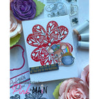 Pink and Main Satin Coral Cheerfoil Roll pmf288 rainbow