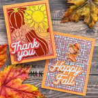 Pink and Main Satin Ginger Cheerfoil Roll pmf332 thank you