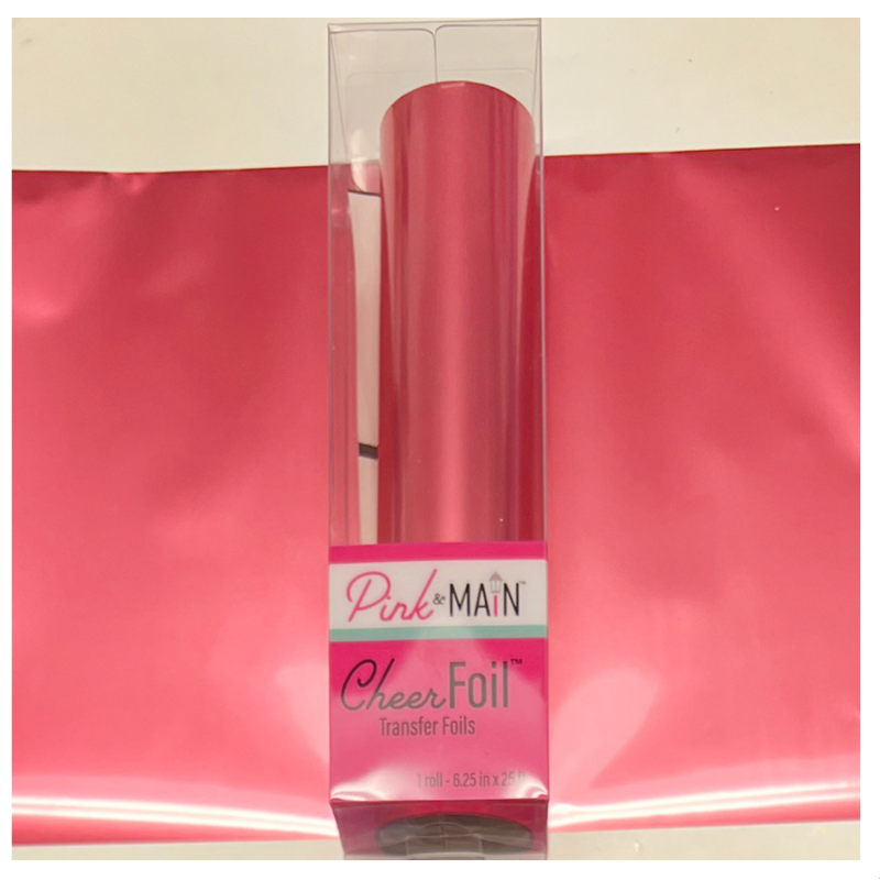 Pink and Main Satin Pink CheerFoil Roll pmf353