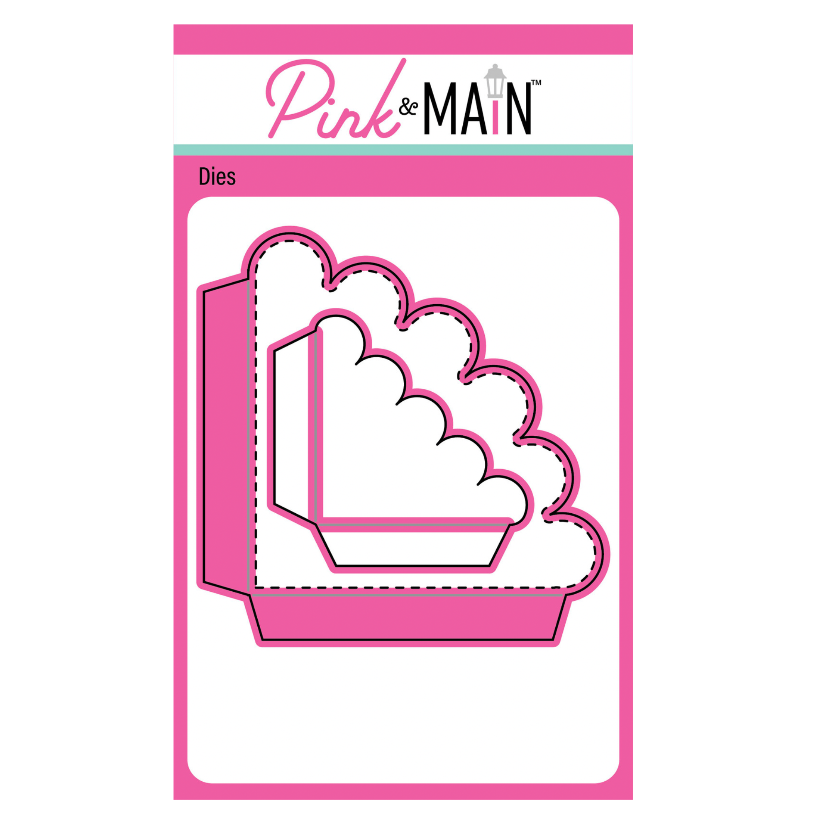 Pink and Main Scallop Corner Pockets Dies pnm809