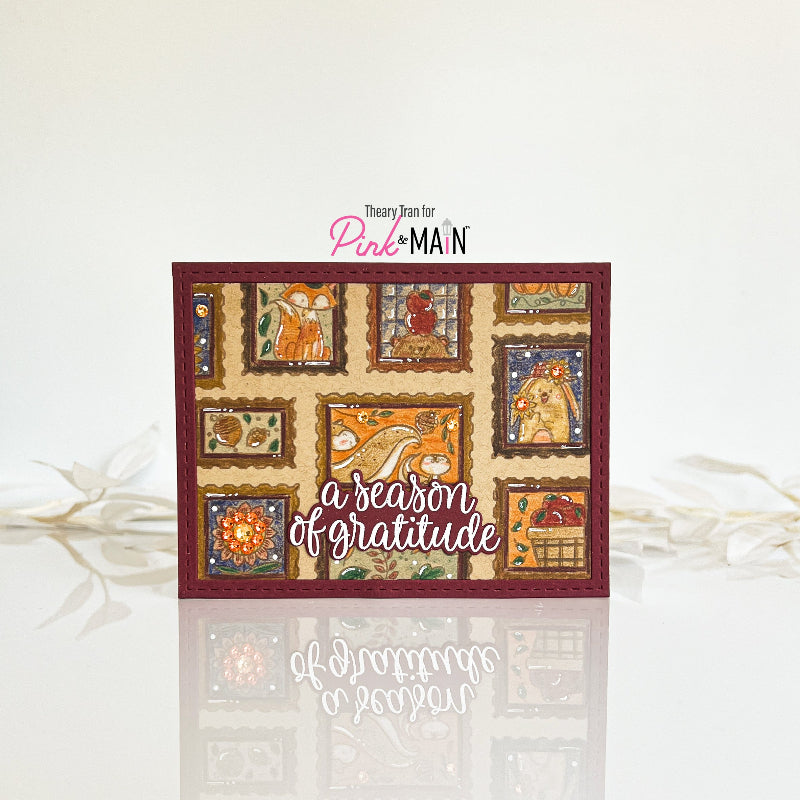 Pink and Main Season of Gratitude Clear Stamps pm0815 pencils