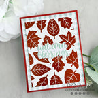 Pink and Main Season of Gratitude Foilable Panels pmf349 leaves